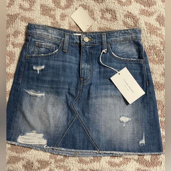 NWT Flying Monkey Black Label Denim Skirt Sz 25 - Picture 10 of 10